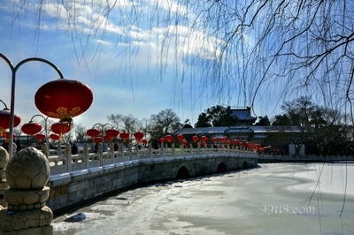 Фонарики, парк Бэйхай
