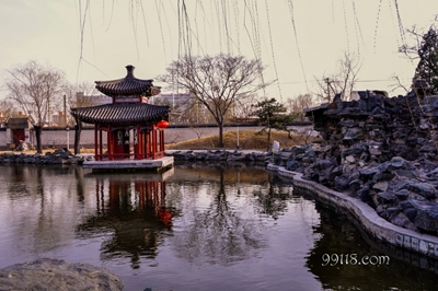 Озеро, парк Дагуаньюань