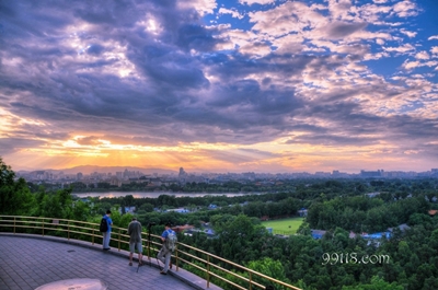 Смотровая площадка, парк Цзиншань