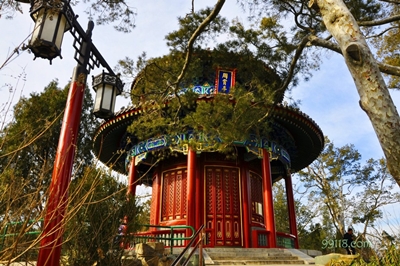 Архитектура, парк Цзиншань