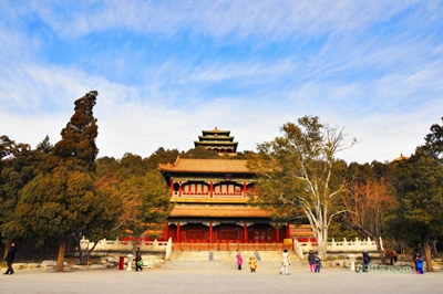 Осень, парк Цзиншань