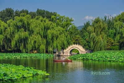Мост, парк Юаньминъюань