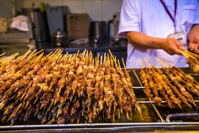 Шашлык, улица Ванфуцзин