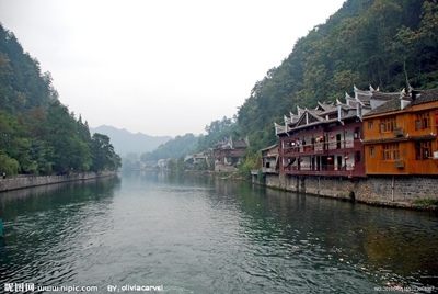 Хунань, Фэнхуан, древний город
