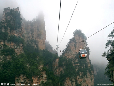 Хунань, Чжанцзяцзе, горы