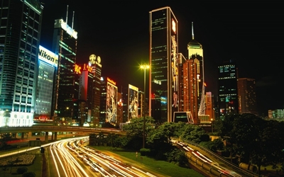 Ночной Гонконг