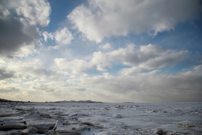 Далянь, зима у моря