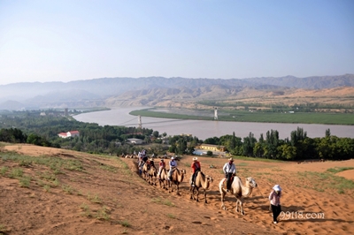 Путешествие на верблюдах, Шапотоу, Нинся