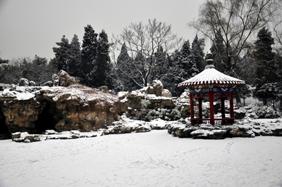 Парк Житань, зима, Пекин