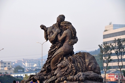 Скульптура, Океанический парк, Далянь