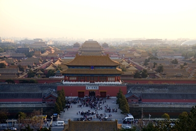 Запретный город, вид сверху