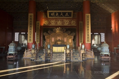 Трон императора, Запретный город