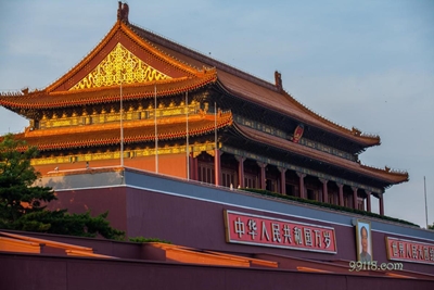 Дворец, Запретный город, закат