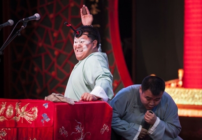 Выступление, чайный домик Лао Шэ