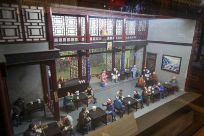 Макет, чайный домик Лао Шэ