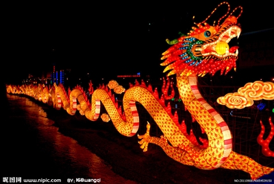 Дракон, праздник Фонарей