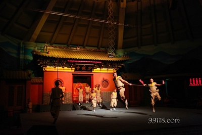 Выступление, Шаолиньский монастырь