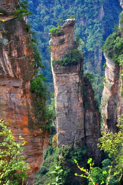 Скала, горы Улинъюань