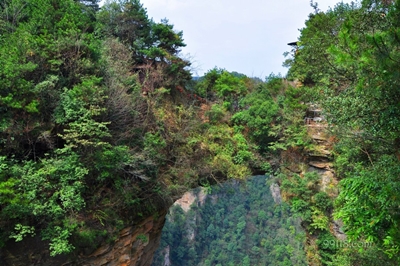 Мост, горы Улинъюань