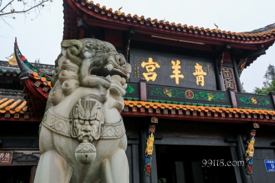 Лев, статуя, Чэнду